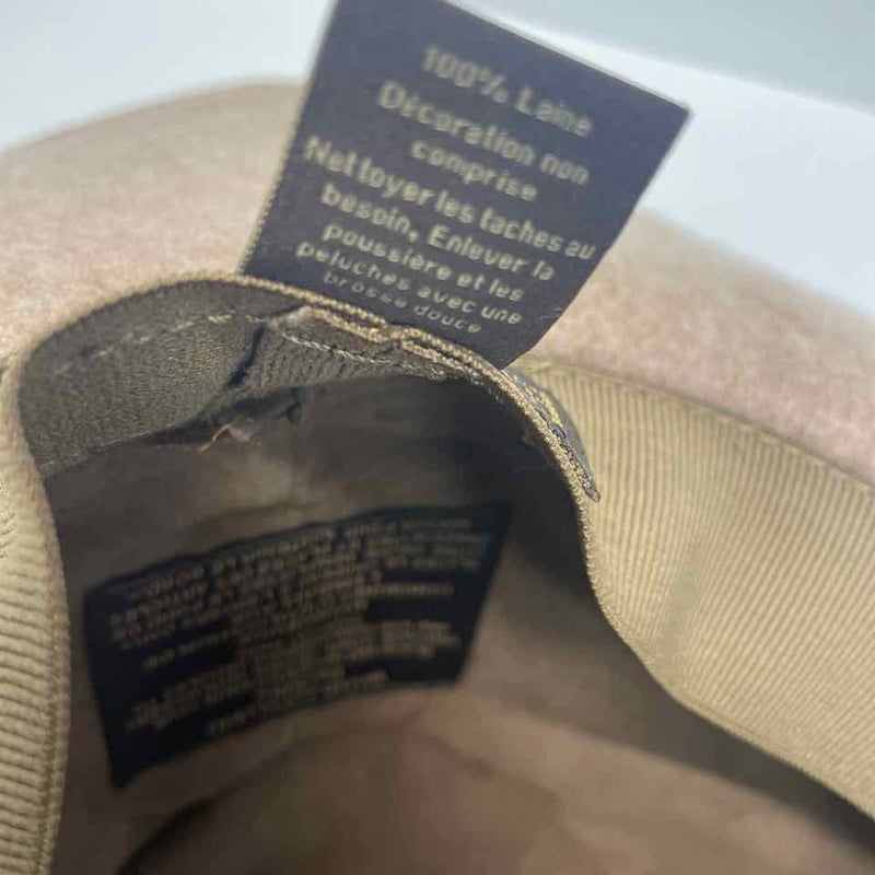 Eric Javits Tan Wool Tweed Western Hat