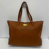 Joy Brown Leather Pebbled Tote Handbag