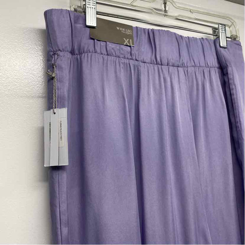 Soft Surroundings Size XL- 16 Women's Lilac Solid Wide Leg Pants