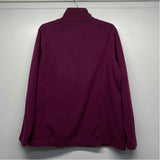 Lands' End Women's Size L Purple Solid Pullover Fleece