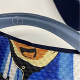 Brighton Size 7 Women's Blue-Multi Pattern Camel Toe Sandals