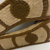 Ugg Size 9 Women's Blue Pattern Espadrille Flats Slide Sandals