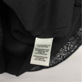Nanette Lepore Size 10-M Women's Black Solid Fit And Flare Dress