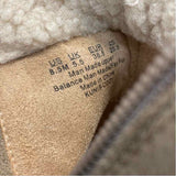 Life Stride Size 8.5 Women's Beige Distressed Shearling Boots