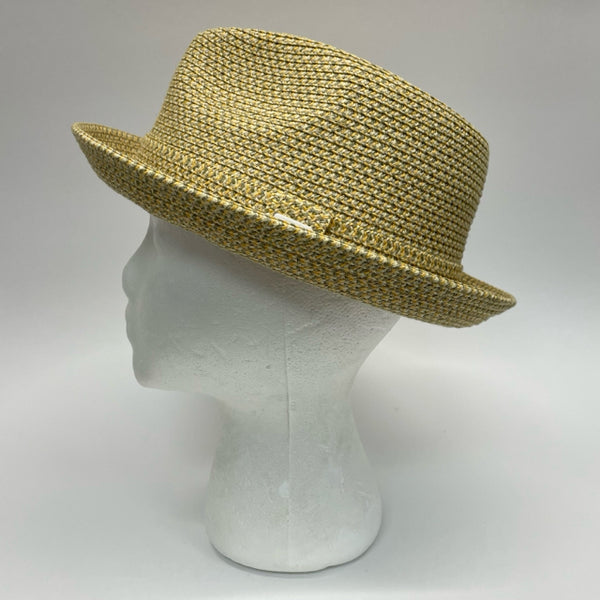 Bailey of Hollywood Yellow-Multi Paper Blend Tweed Hat
