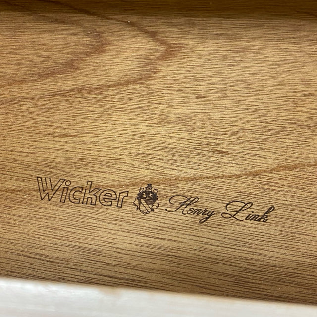 Lexington Henry Link  White washed Wicker- Rattan Dresser