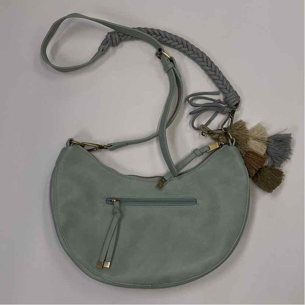 Urban Originals Anthropologie Mint Faux Leather Pebbled Crossbody Handbag