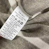 Mersea Size One size Women's Brown-White Stripe Pullover Sweater