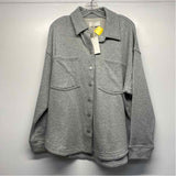 Z Supply Women's Size M Gray Tweed Button Up Jacket