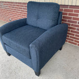 Arm Blue Textile Chair