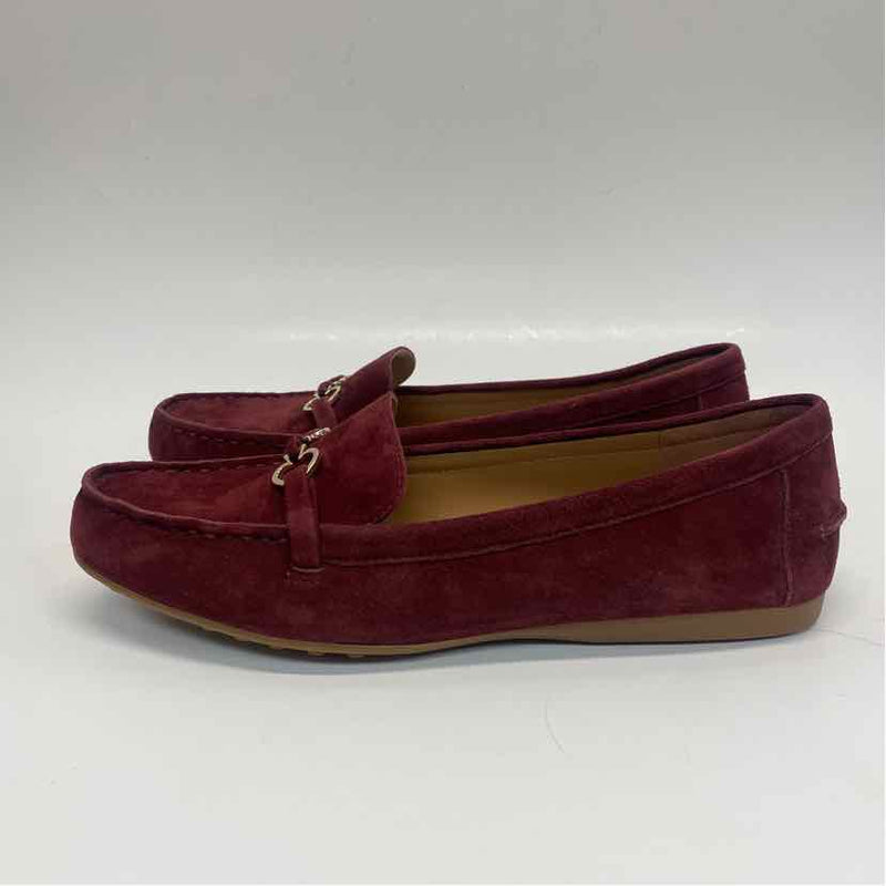 Kate Spade Size 8 Women's Burgundy Solid Loafer Flats