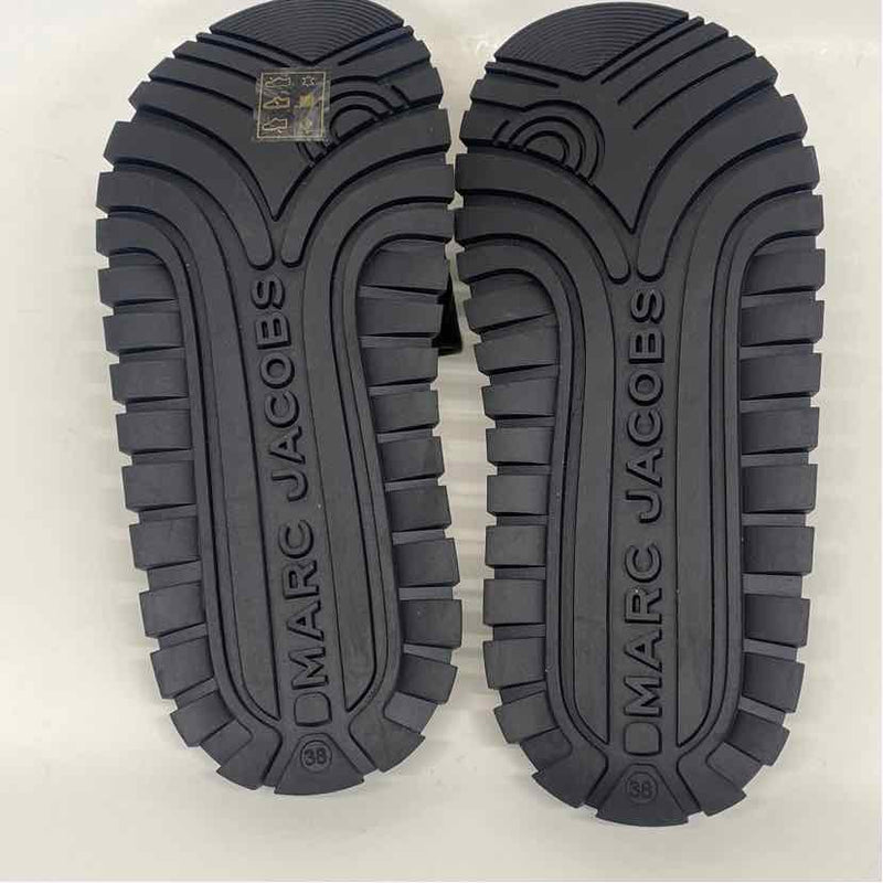Marc Jacobs Size 38-7.5 Women's Black Solid Slide Sandals