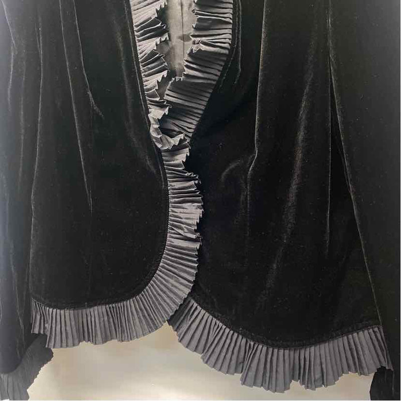 Nygard Women's Size 16-XXL Black Solid Open Front Jacket