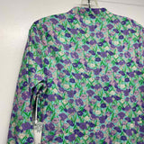 Hyacinth House Size M Women's Green-Purple Floral Maxi Dress