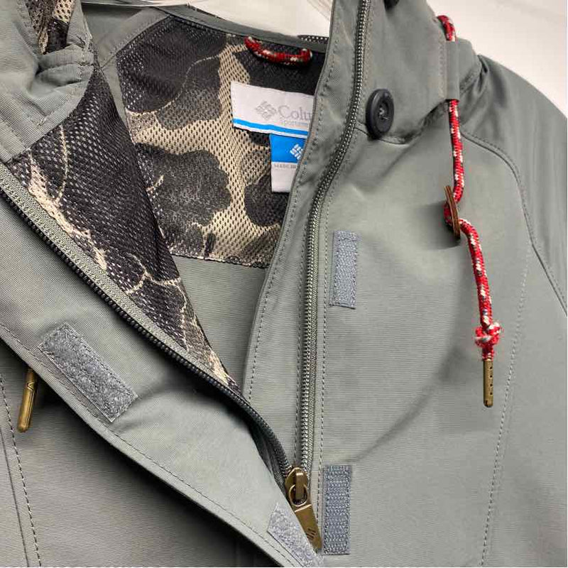 Columbia Women's Size M Green Solid Pullover Coat