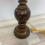 Table Top Copper- Floral  Lamp