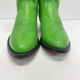 Old West Size 6.5 Women's Lime Embroidered Western Boots