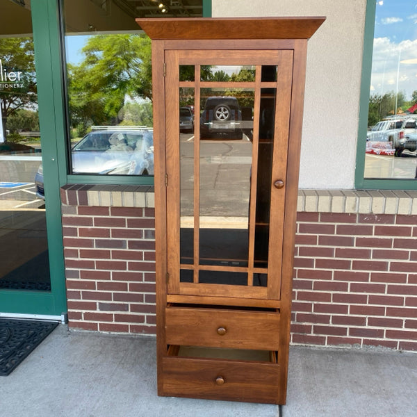Ethan Allen Brown Wood Cabinet