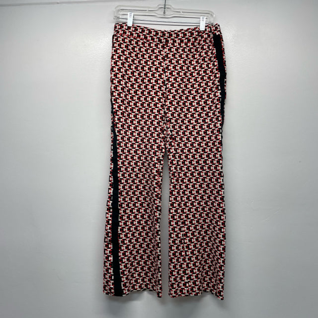 Maeve-Anthropologie Size S - 4 /6 Women's Red-Black Pattern Pull On Pants