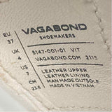 Vagabond Shoemakers Size 7 Women's White-Black Solid Platform Sandals