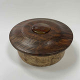 Brown Wood Jar