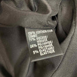 Lafayette 148 Women's Size 8-M Black Solid Zip Mock Neck Jacket