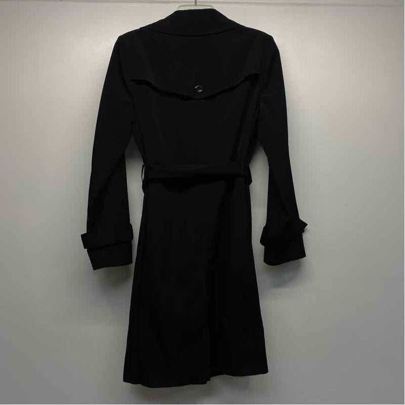 Calvin Klein Women's Size M Black Solid Rain Coat