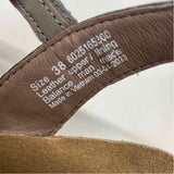 Dansko Size 38-7.5 Women's Tan Solid Slingback Shoes