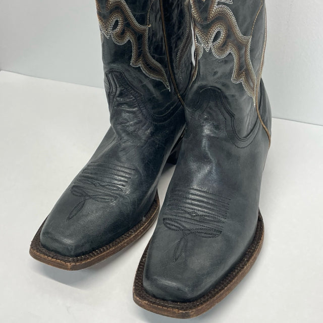 Idyllwild Size 8.5 Women's Black-Multi Embroidered Western Boots