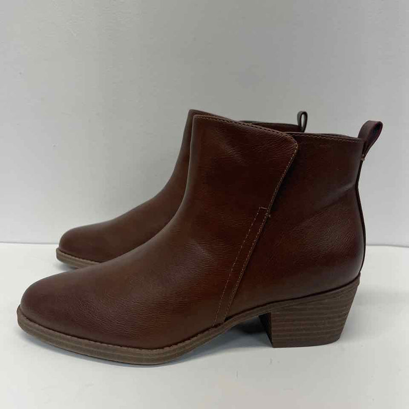 Naturalizer Soul Size 8.5 Women's Cappucino Solid Ankle Booties