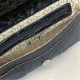 Guess Black Canvas Signature Shoulder Handbag