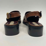Franco Sarto Size 8.5 Women's Brown Solid Mules Shoes