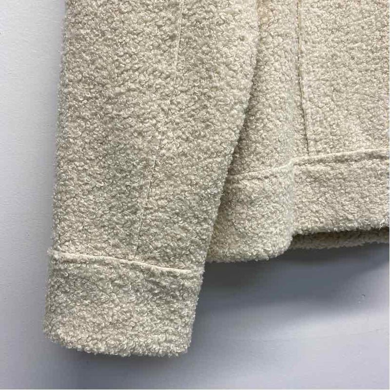 Marine Layer Women's Size Xl Beige Solid Button Up Jacket