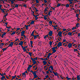 Rory Hutton Blue-Multicolored Silk Print Scarf