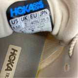 Hoka Size 8.5 Women's Cream Lace Up Sneakers