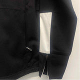 Sunice Size M Women's Black-White Color Block Windbreaker Activewear Top