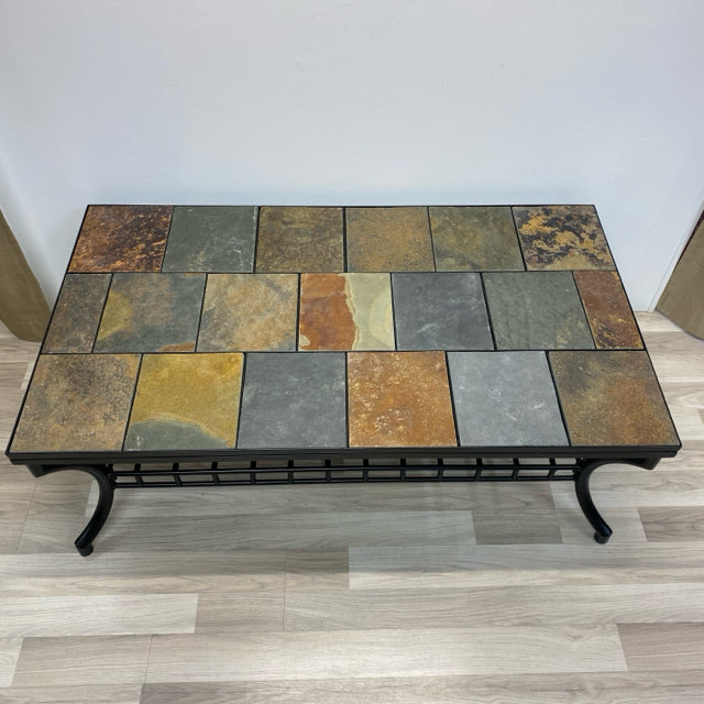 Black - multi Metal-Title Coffee Table