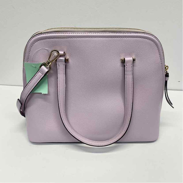 Kate Spade Lilac Solid Leather Satchel Handbag