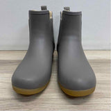 Chooka Size 8 Women's Light Gray Solid Rain Boots