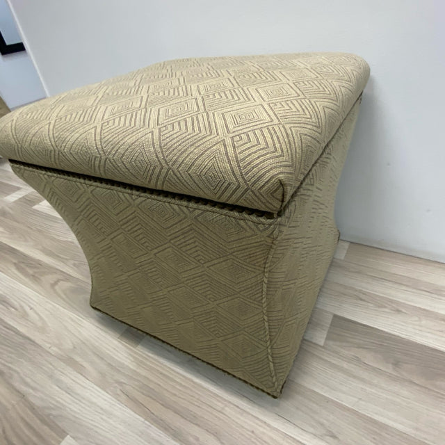 Custom Tan Tapestry Stool