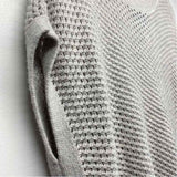Eileen Fisher Size L Women's Beige Tweed Sleeveless Sweater
