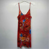 Johnny Was Size L Women's Red-Multi Pattern Camisole Dress