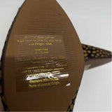 Madewell Size 7 Women's Brown-Tan Animal Print Short Boots