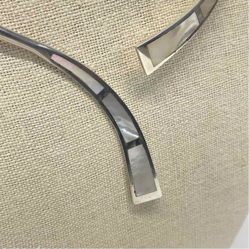 Mother of Pearl Sterling Silver Necklace