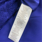 Alex Evenings Size 18-2x Women's Blue Shimmer 2 Piece Dress