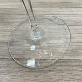 Set of 6 Atlantis Clear Lead Crystal Glassware