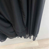 Betsy & Adam Size 8-M Women's Black Cut Out Maxi-Short Sleeve Dress