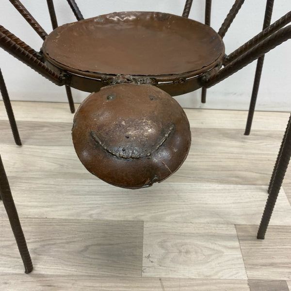 Brown Metal Stand Spider Shape