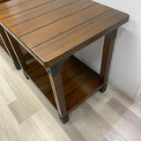 Ashley Side Brown-Black Wood Table