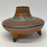 Aztec Terracotta- Mult Clay Tri-Footed Pottery